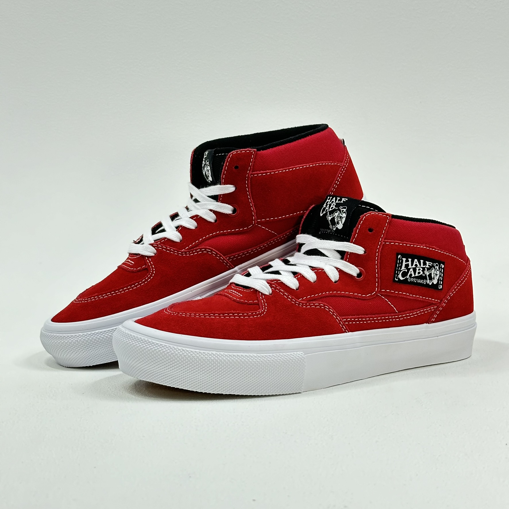 TÊNIS VANS SKATE HALF CAB RED WHITE