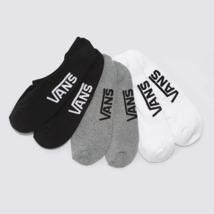 MEIA VANS SUPER NO SHOW (3 PARES) BLACK ASSORTED