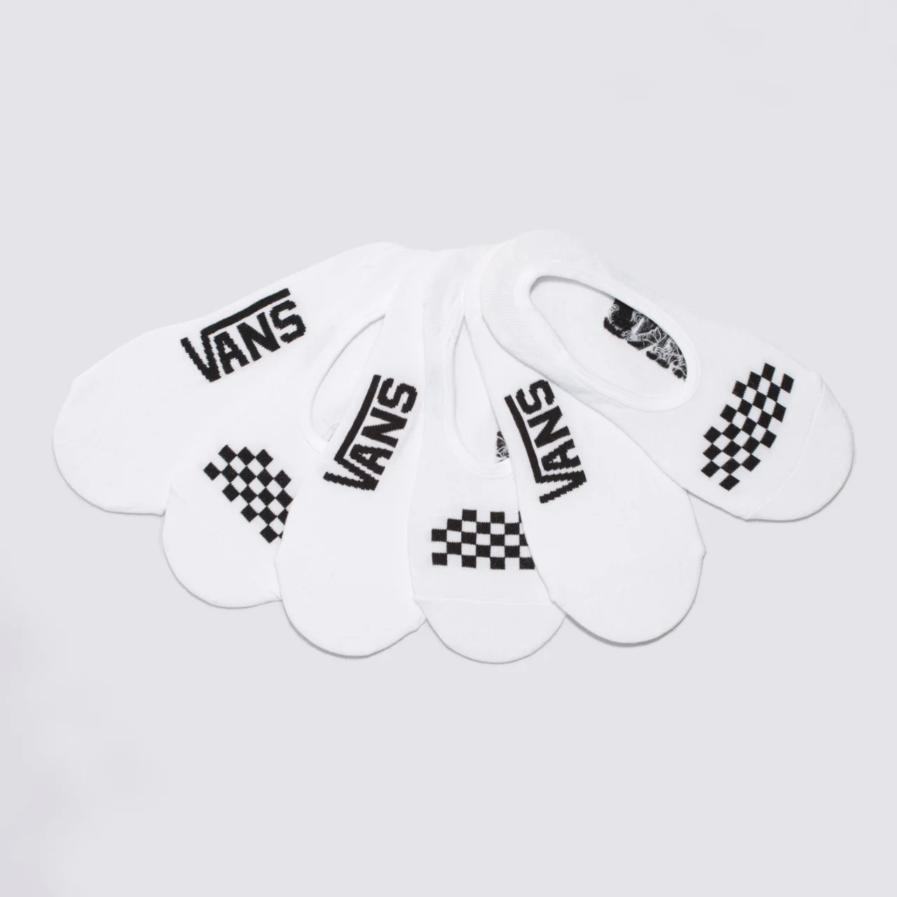 MEIA VANS CLASSIC CANOODLE (3 PARES) WHITE BLACK