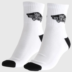 MEIA VANS ART HALF CREW COMPLEMENTARY WHITE