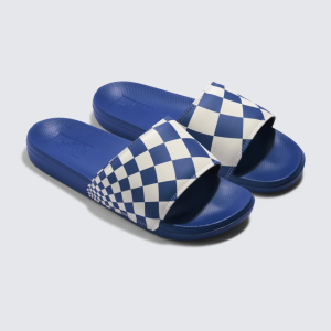 CHINELO VANS SLIDE-ON RADIAL CHECKERBOARD CLASSIC NAVY
