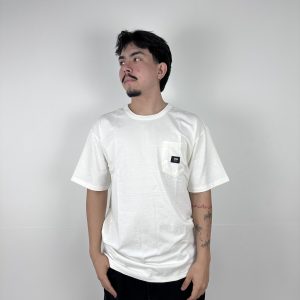 CAMISETA VANS OFF THE WALL POCKET II - MARSHMALLOW