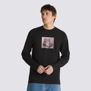 CAMISETA VANS QUICK SERVICE LS NOSTALGIC DIGITAL - BLACK