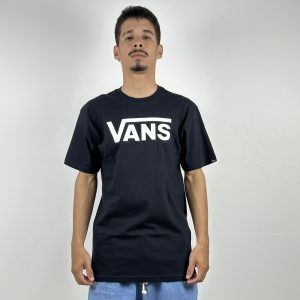 CAMISETA VANS CLASSIC - BLACK WHITE