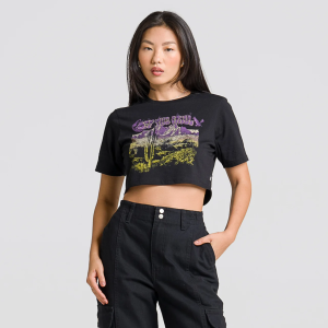 CROPPED VANS DESERT STORM - BLACK