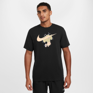 CAMISETA NIKE DRI-FIT SLUB ANIME BLACK