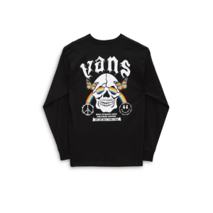 CAMISETA VANS OPPOSITES UNITES MANGA LONGA BLACK