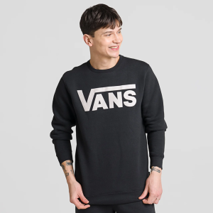 MOLETOM VANS CLASSIC CREW LL BLACK WHITE