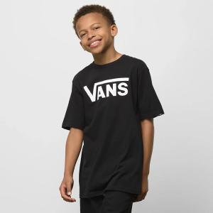 CAMISETA VANS CLASSIC JUVENIL BLACK WHITE