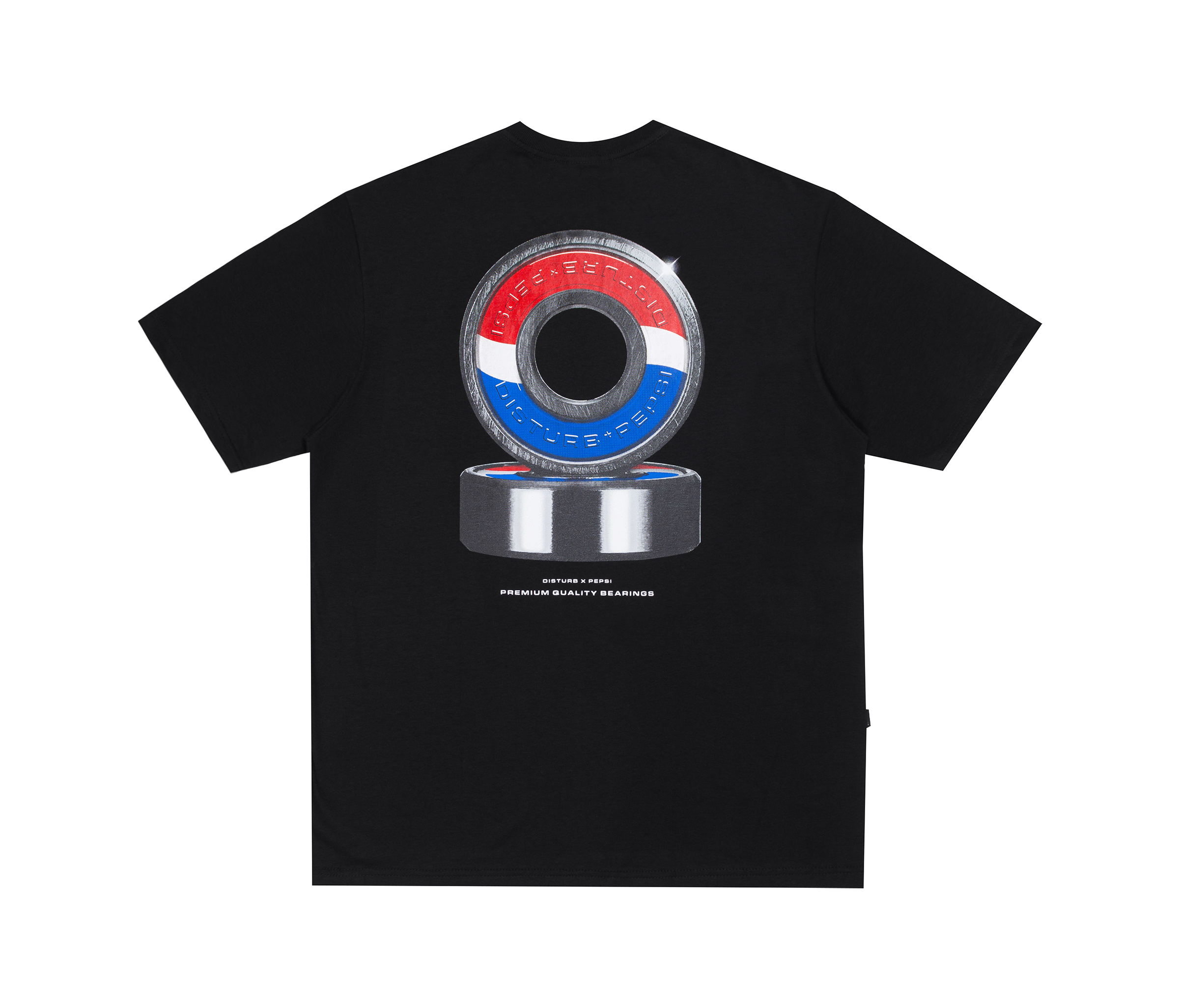 CAMISETA DISTURB BEARINGS IN BLACK