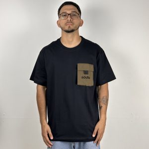 CAMISETA SODIO COM BOLSO - PRETO