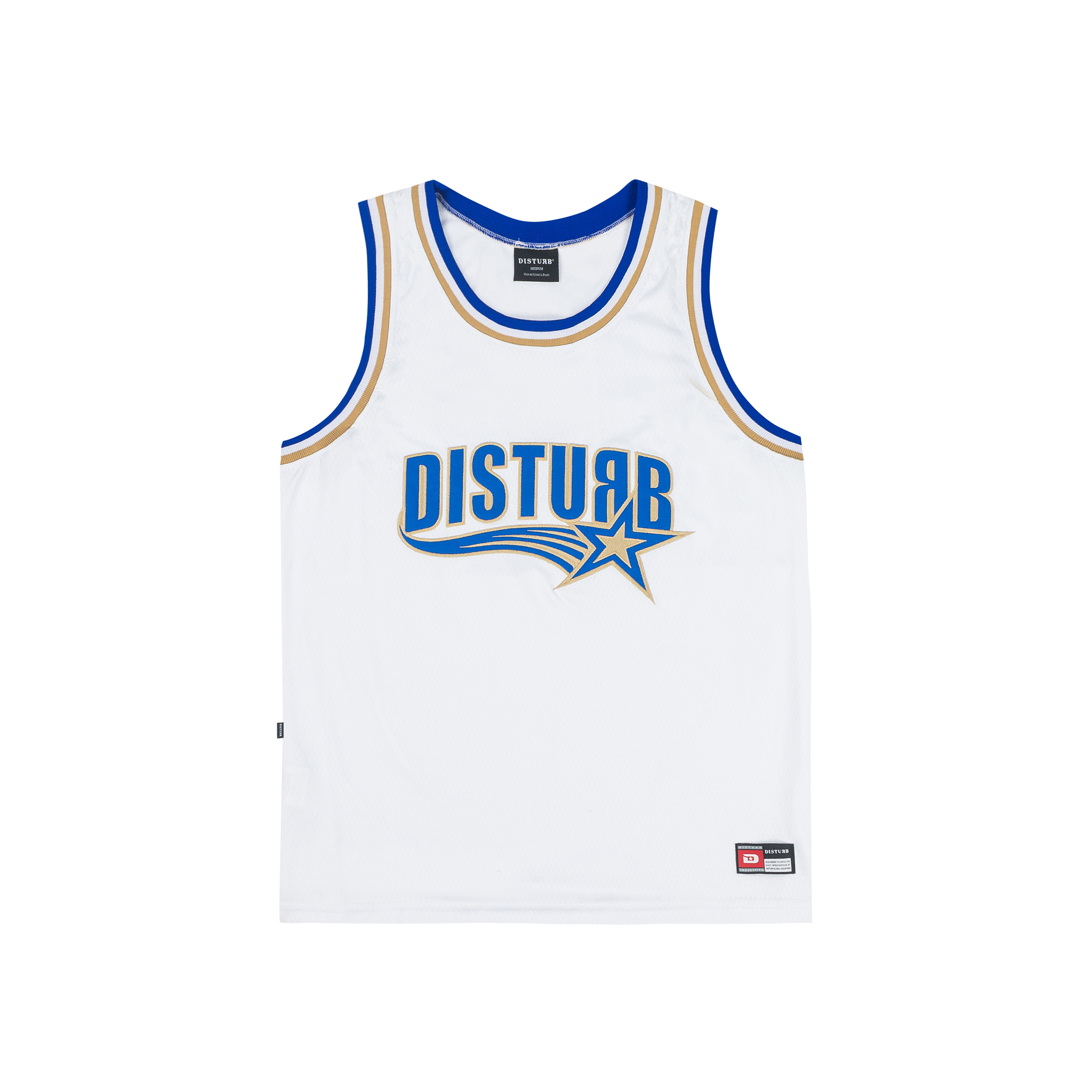 REGATA DISTURB 16ERS BASKETBALL JERSEY - WHITE
