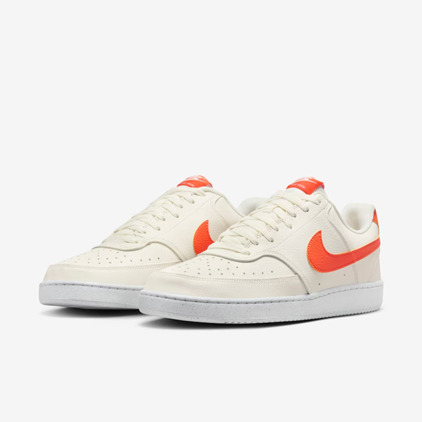 TENIS NIKE COURT VISION LOW - WHITE/ORANGE