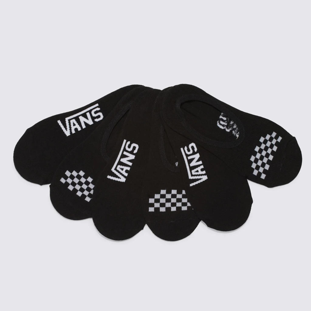 MEIA VANS CLASSIC CANOODLE (3 PARES) 36/39  BLACK-WHITE