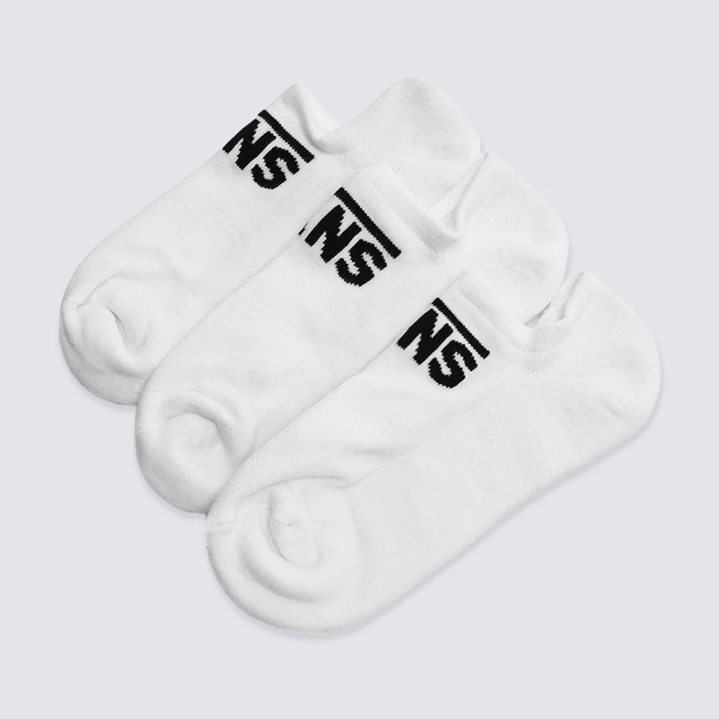 MEIA VANS CLASS KICK KIDS (3 PARES) 12-24 MESES WHITE