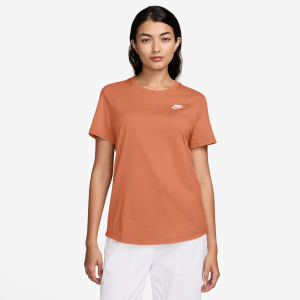 CAMISETA NIKE SPORTWEAR CLUB FEMININA LARANJA