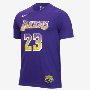 CAMISETA NIKE LEBRON JAMES LOS ANGELES LAKERS PURPLE