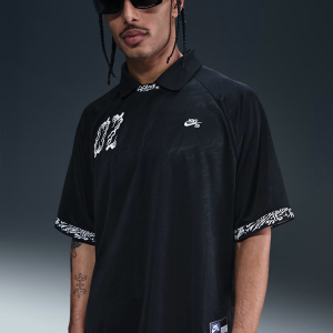 CAMISA POLO NIKE SB DRI-FIT JACQUARD JERSEY "BLACK"