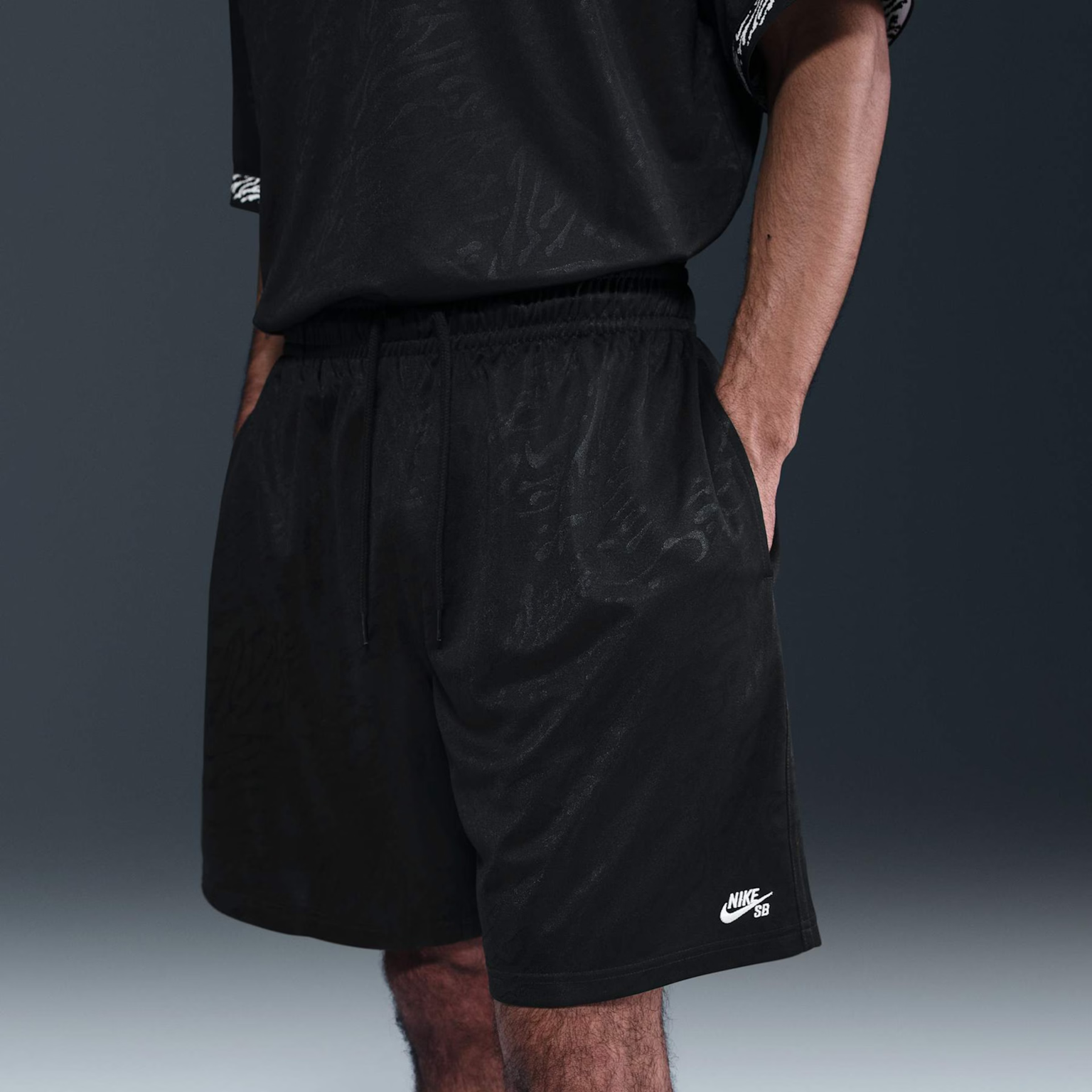 SHORTS NIKE SB DRI-FIT JACQUARD SPORT "BLACK"