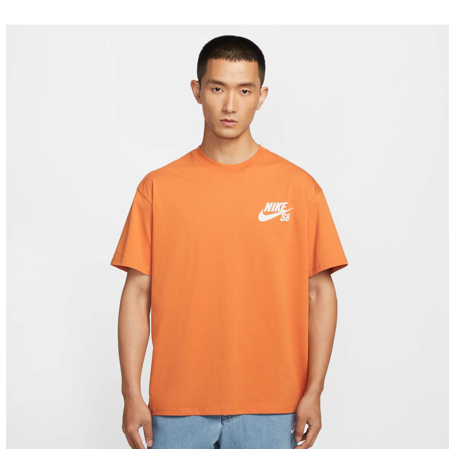 CAMISETA NIKE SB LOGO  "LARANJA"