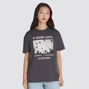 CAMISETA VANS FEMININA NEVERLASTING OVERSIZED SS ASPHALT