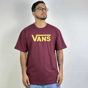 CAMISETA VANS CLASSIC - BURGUNDY MUSTARD