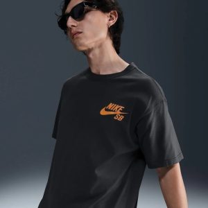 CAMISETA NIKE SB ICON LOGO ORANGE - CHUMBO