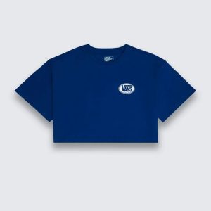 CROPPED VANS 1ST CLASS RELAX SS TRUE BLUE