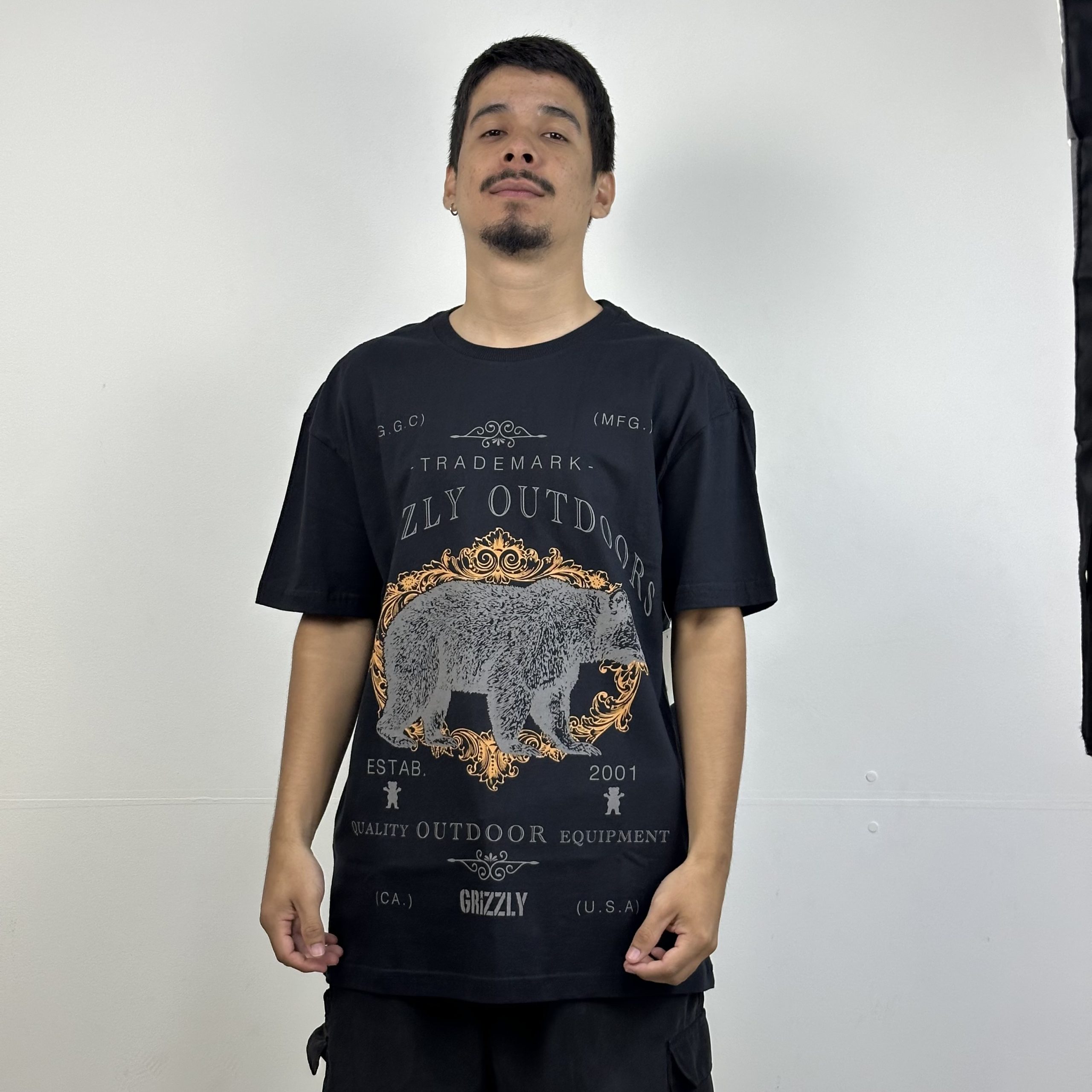 CAMISETA GRIZZLY CERTIFIED BLACK