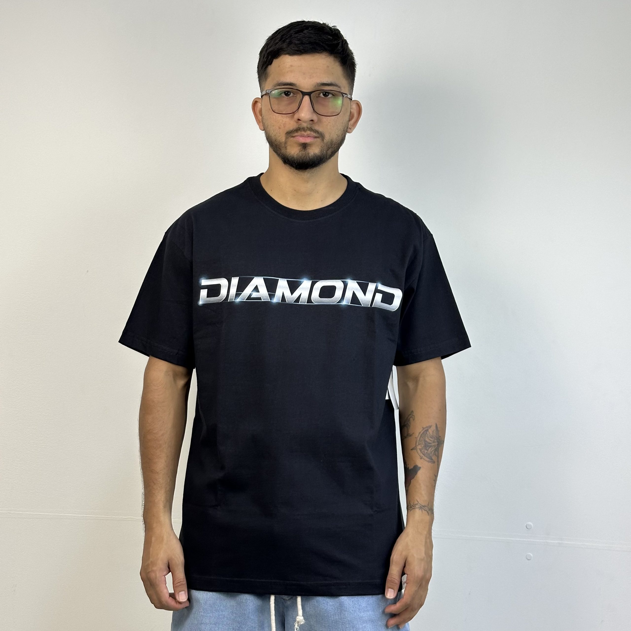CAMISETA DIAMOND CHROME BLACK