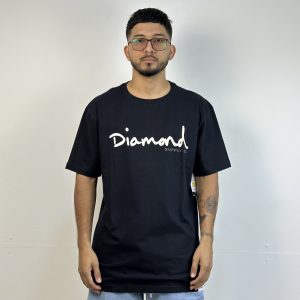 CAMISETA DIAMOND OG SCRIPT BLACK