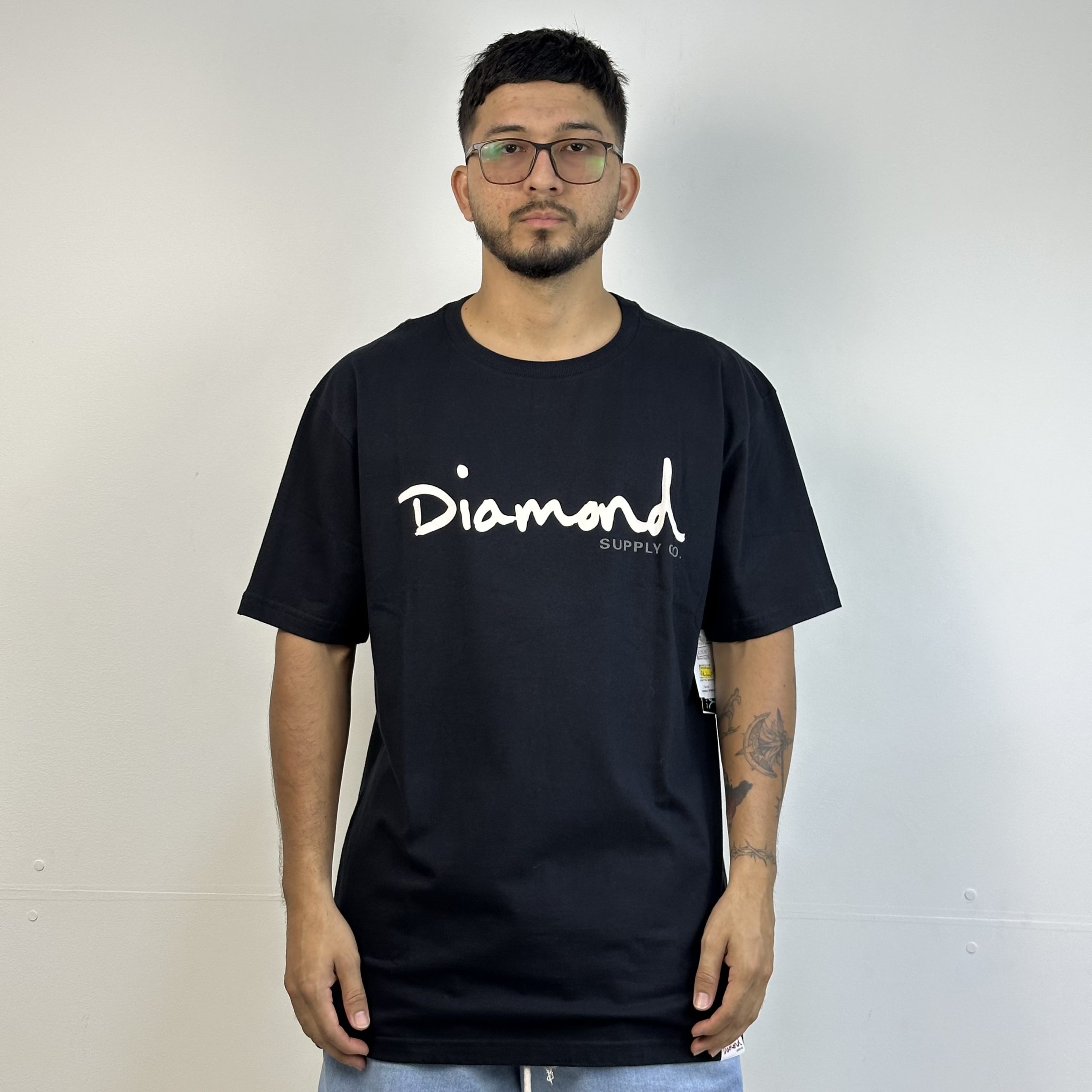 CAMISETA DIAMOND OG SCRIPT BLACK