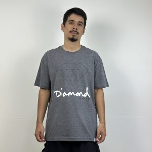 CAMISETA DIAMOND OG SIGN HEARTHER CHARCOAL