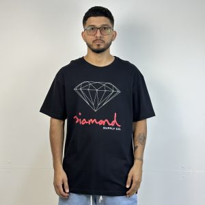 CAMISETA DIAMOND OG SIGN BLACK