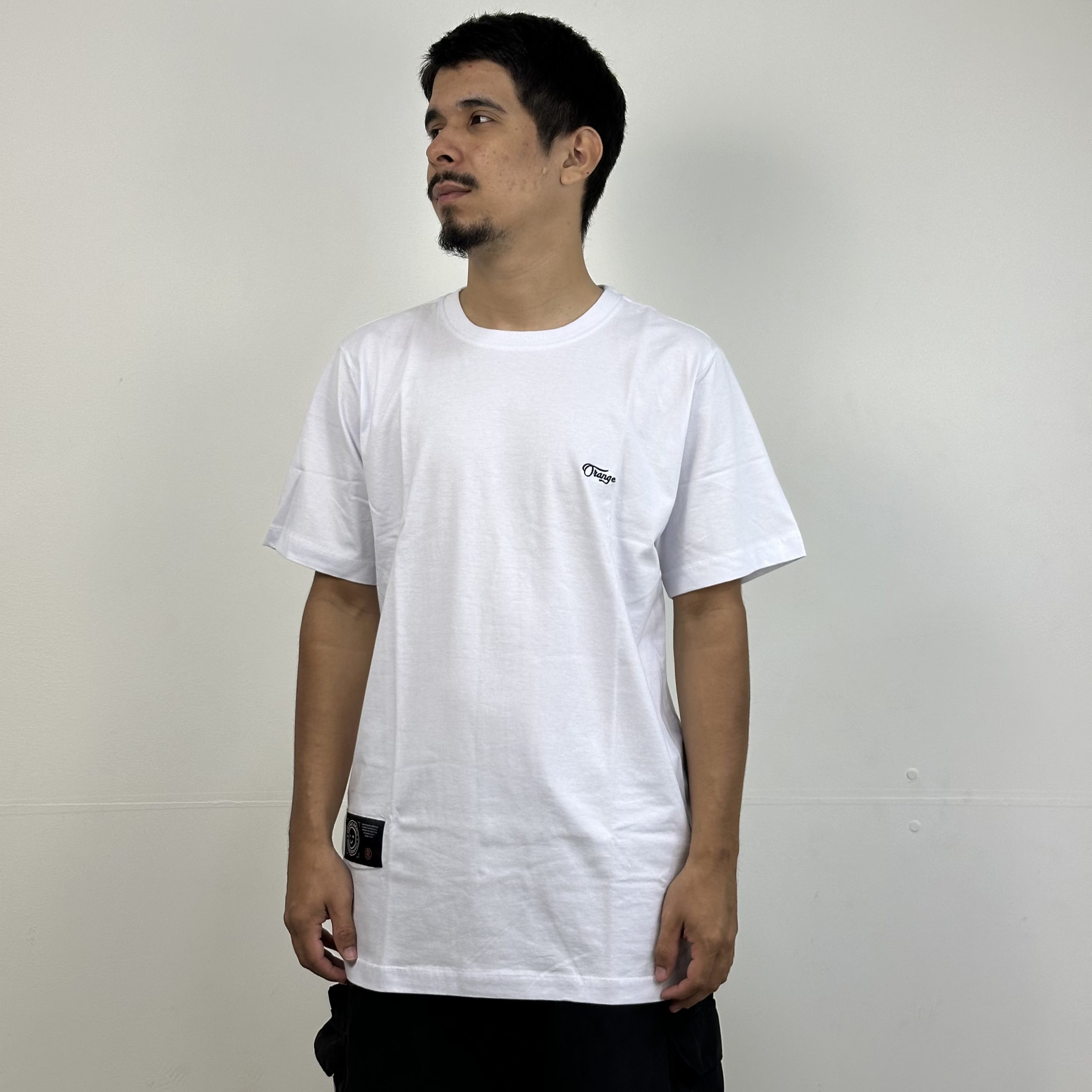 CAMISETA ORANGE LOGO BORDADO BRANCO
