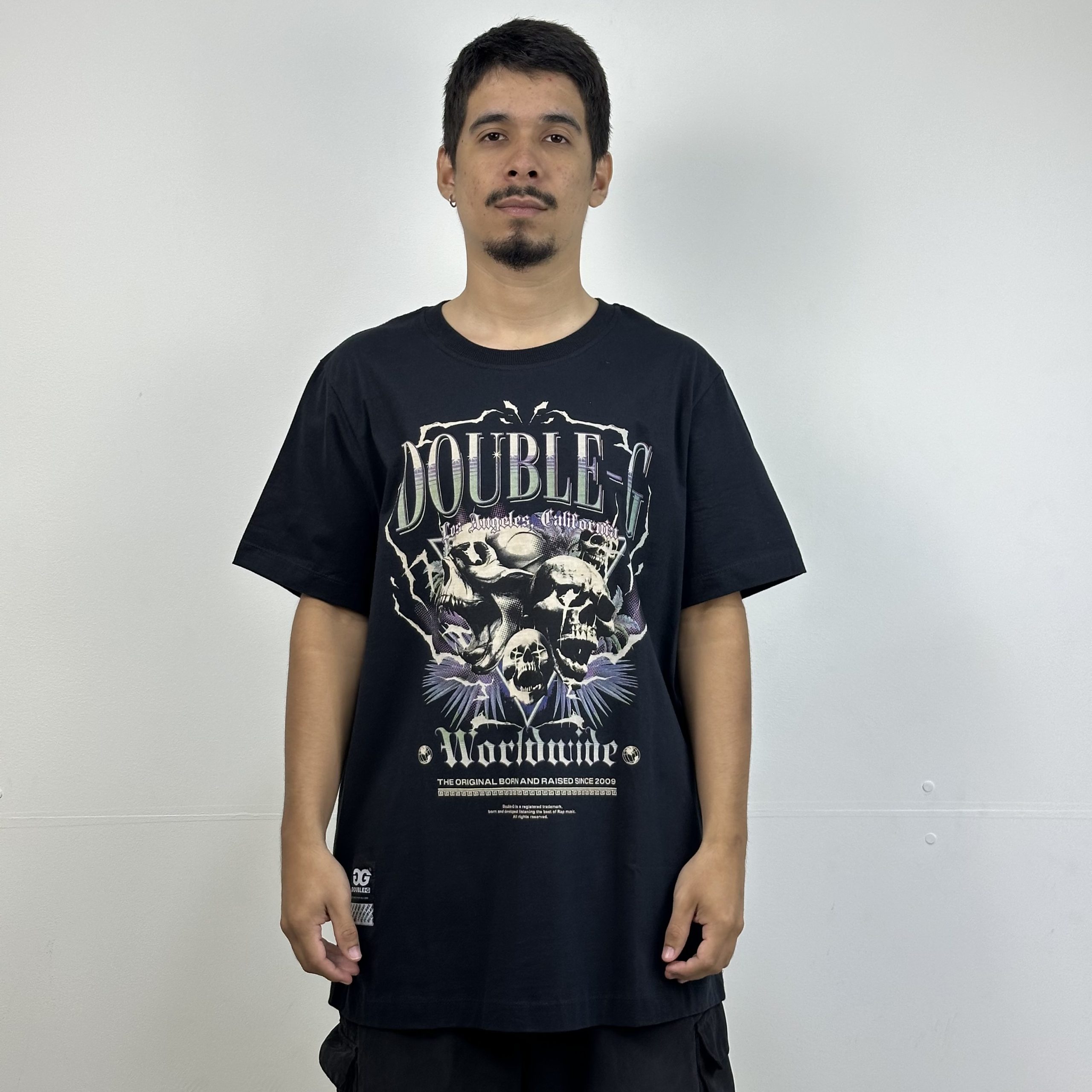 CAMISETA DOUBLE G WORLDWIDE BLACK