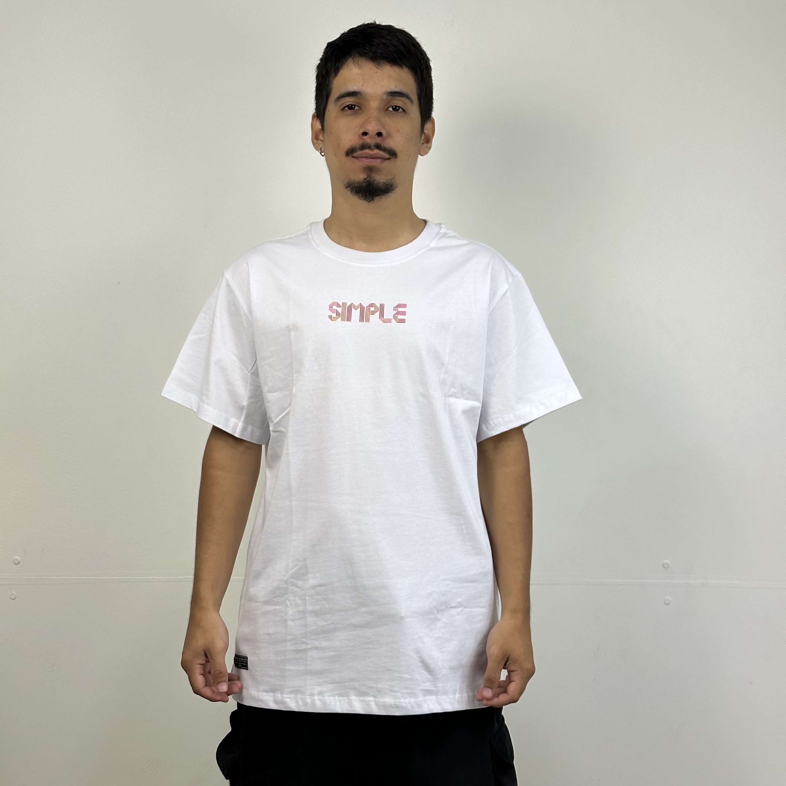 CAMISETA SIMPLE LED BRANCO