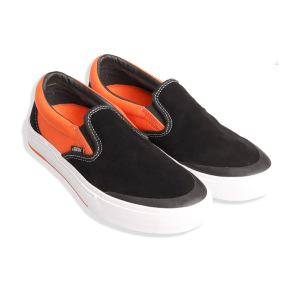 TÊNIS VANS BMX SLIP-ON BLACK NEON ORANGE