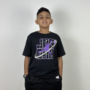 CAMISETA JORDAN FLIGHT GALAXY GLOW JUVENIL BLACK