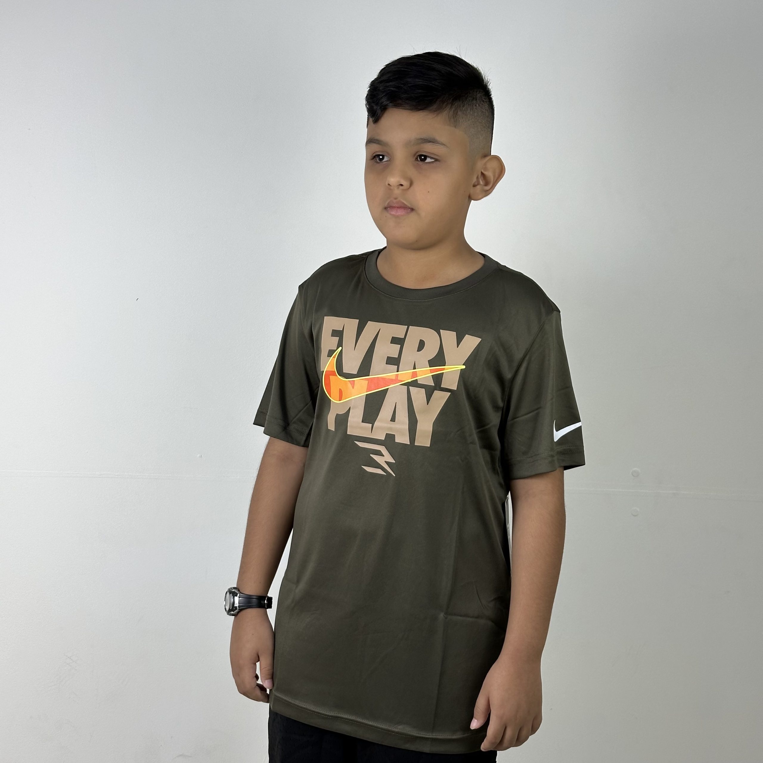 CAMISETA NIKE 3BRAND EVERY PLAY JUVENIL VERDE