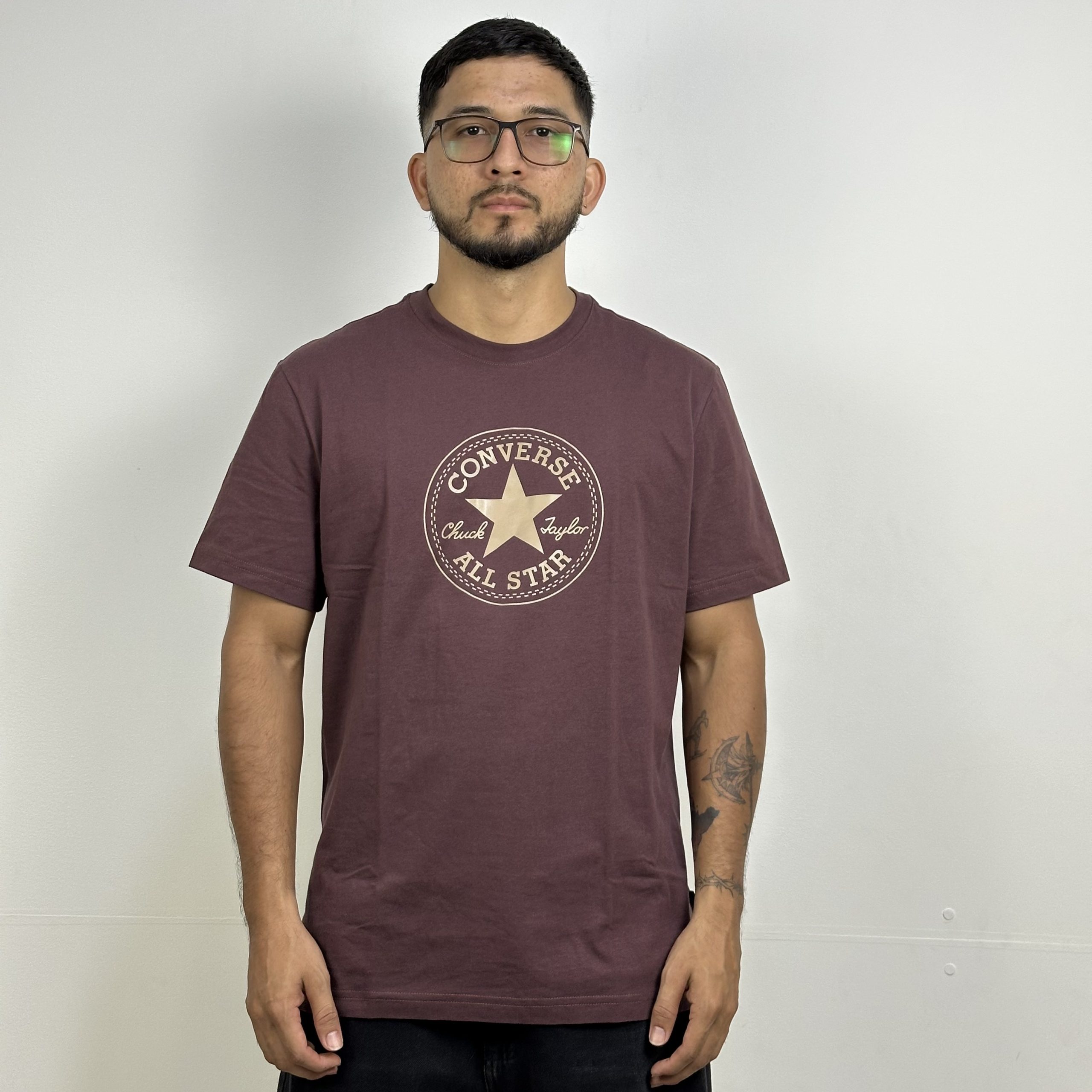 CAMISETA CONVERSE CLASSIC PATCH LOGO STANDARD FIT TRAIL MIXED