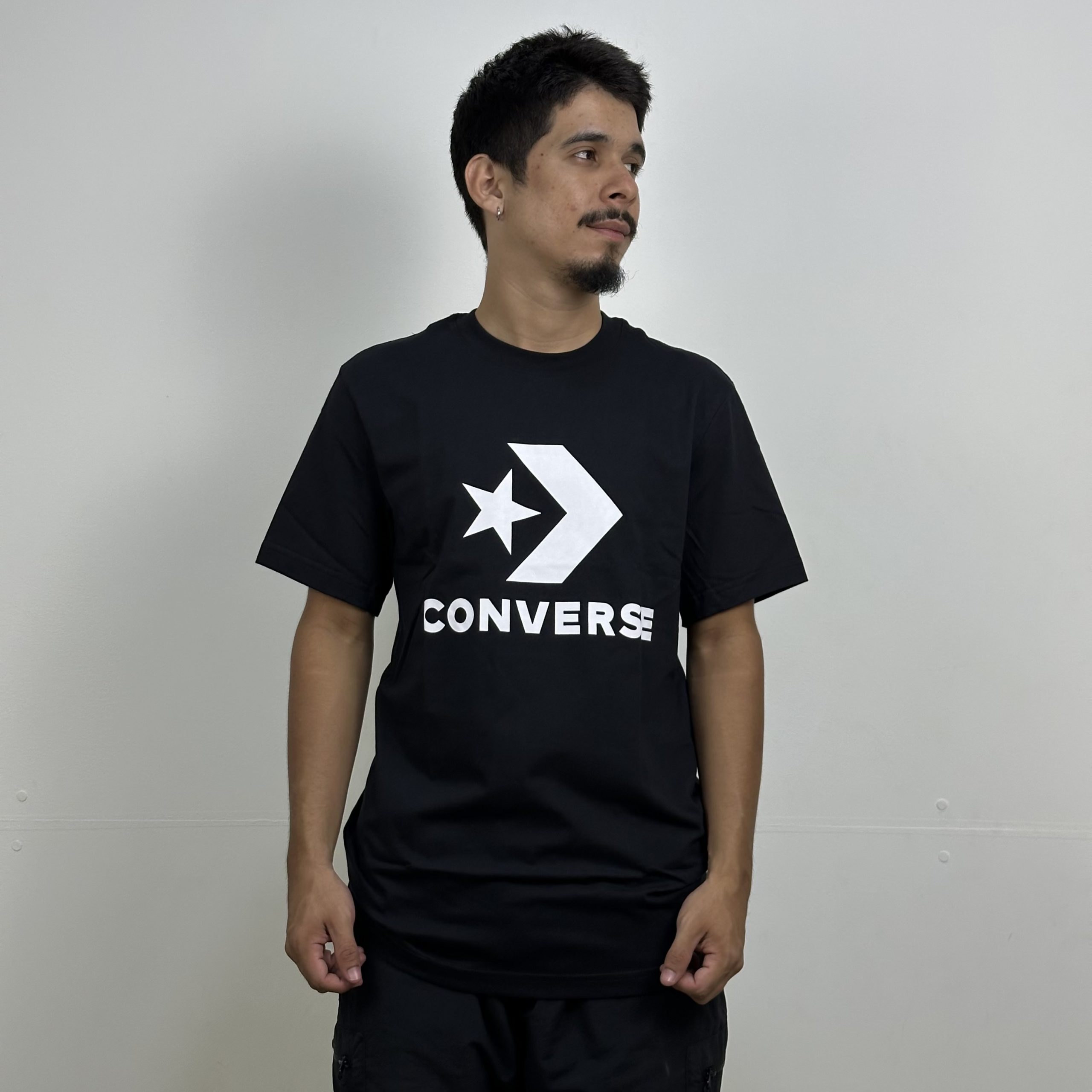 CAMISETA CONVERSE GO-TO STAR CHEVRON JET BLACK