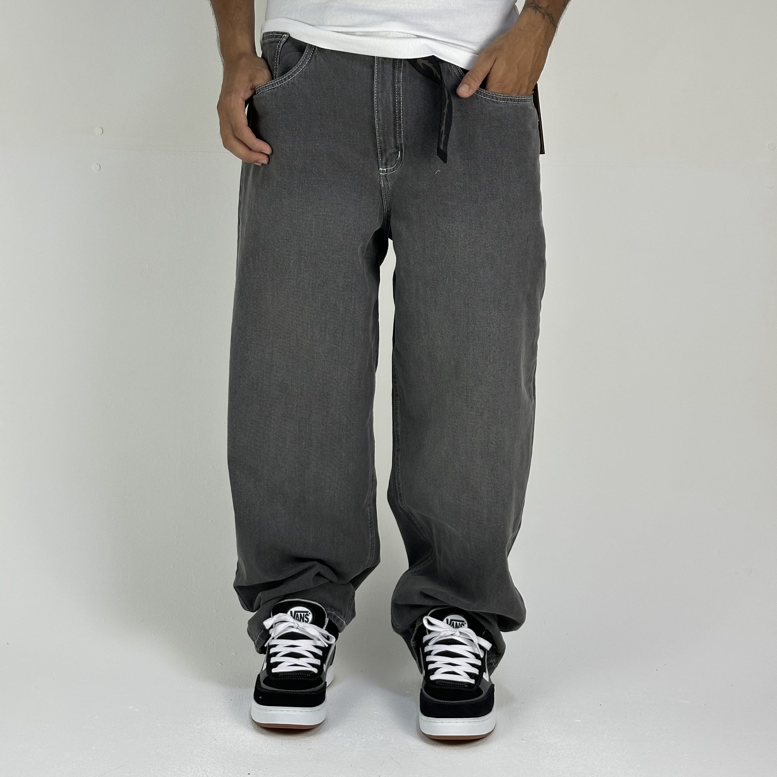 CALÇA VANS SIRELLE 5 POCKET GREY WASH