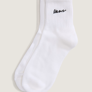 MEIA VANS CLASSIC SCRIPT HALF CREW WHITE
