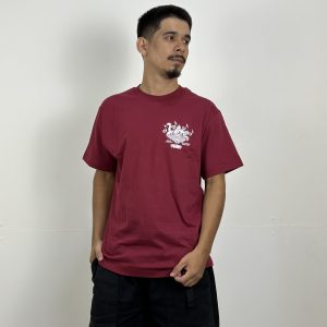 CAMISETA VANS SCRATCHED RECORDS BORDEAUX